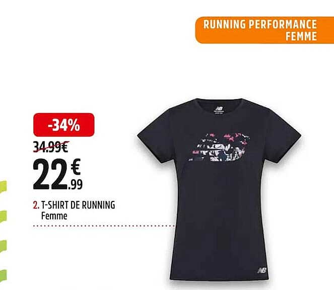 t-shirt de running femme