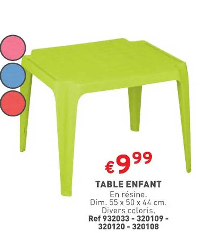 Table Enfant