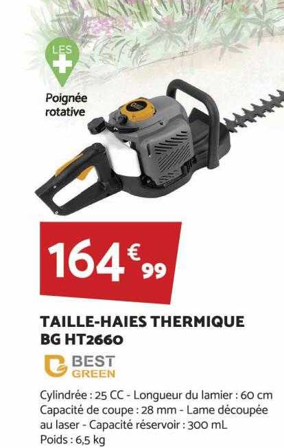 taille-haies thermique bg ht2660 best green
