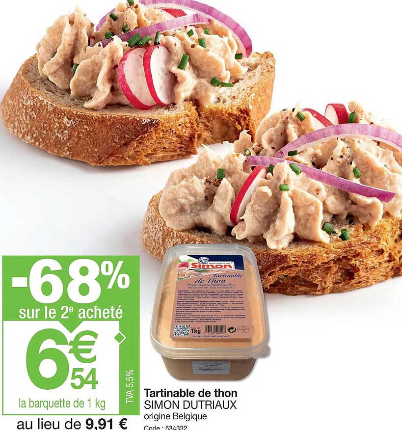 tartinable de thon simon dutriaux
