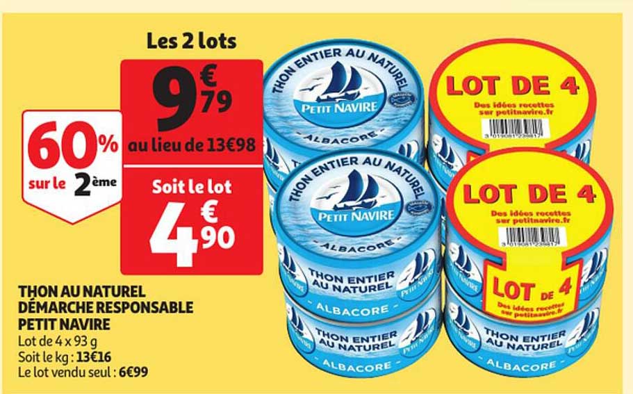 Thon Au Naturel Démarche Responsable Petit Navire