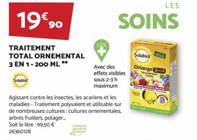traitement total ornemental 3 en 1 - 200ml solabiol