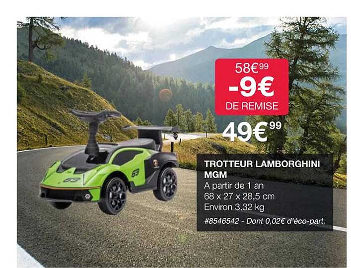 trotteur lamborghini mgm