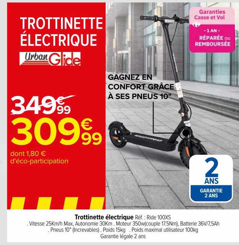 trottinette électrique urban glide