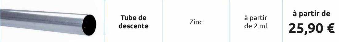 tube de descente