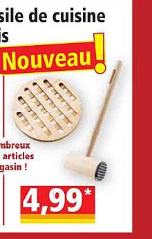 Ustensiles De Cuisine En Bois Fackelmann