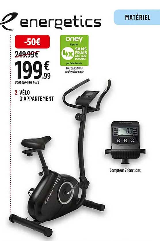 vélo d'appartement energetics