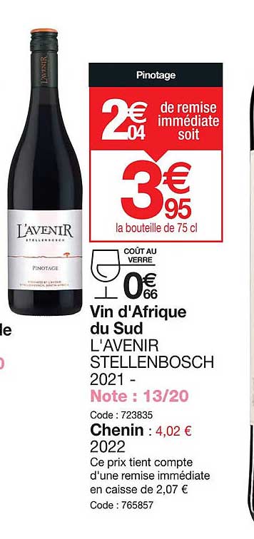 vin d'afrique du sud l'avenir stellenbosch 2021