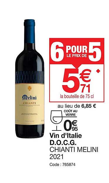vin d'italie d.o.c.g. chianti melini 2021