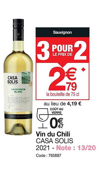 vin du chili casa solis 2021