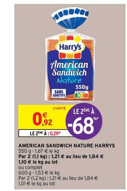 american sandwich nature harrys
