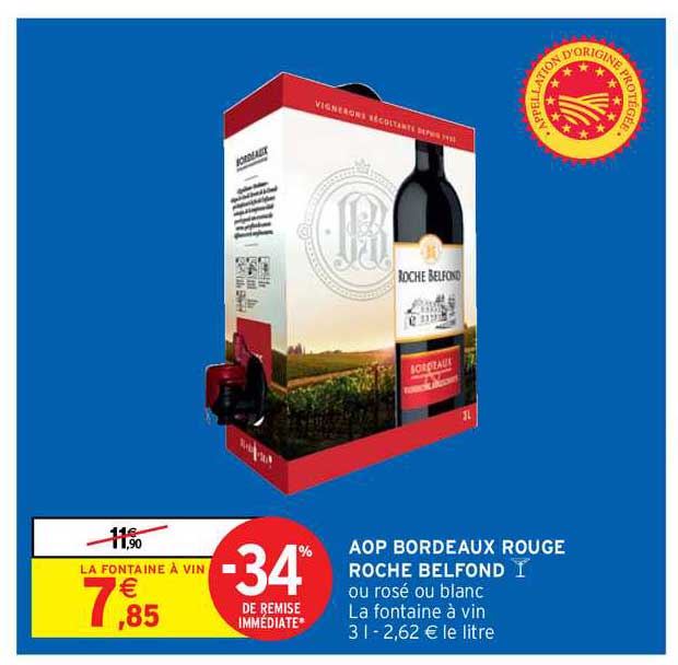 aop bordeaux rouge roche belfond