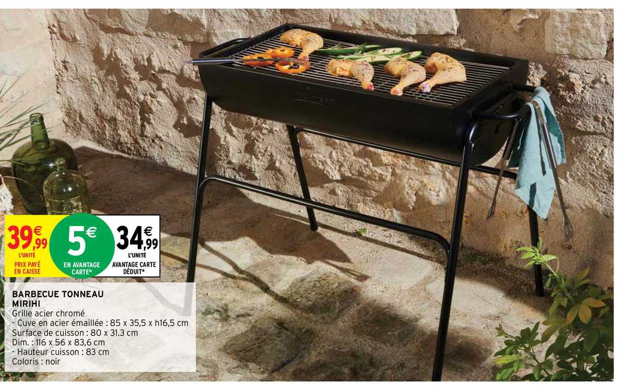 barbecue tonneau marihi