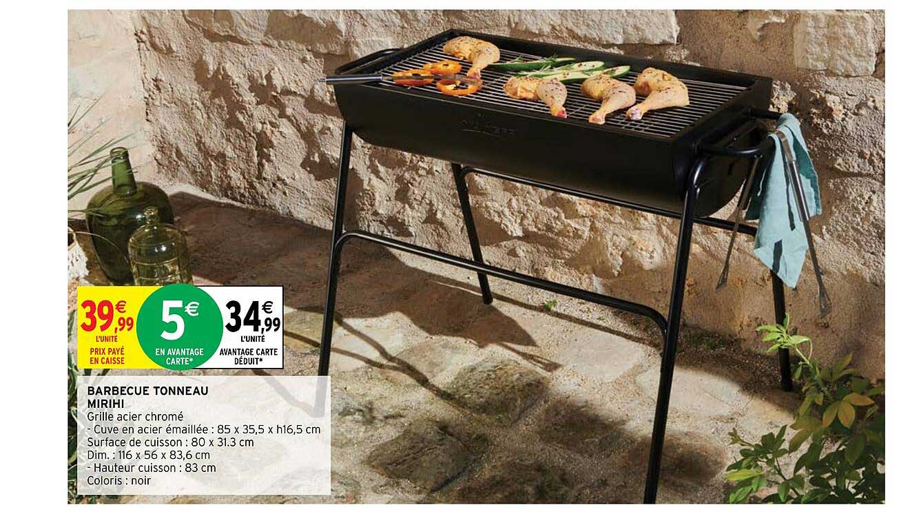 Barbecue Tonneau Mirihi