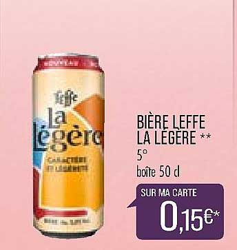 Bière Leffe La Légère