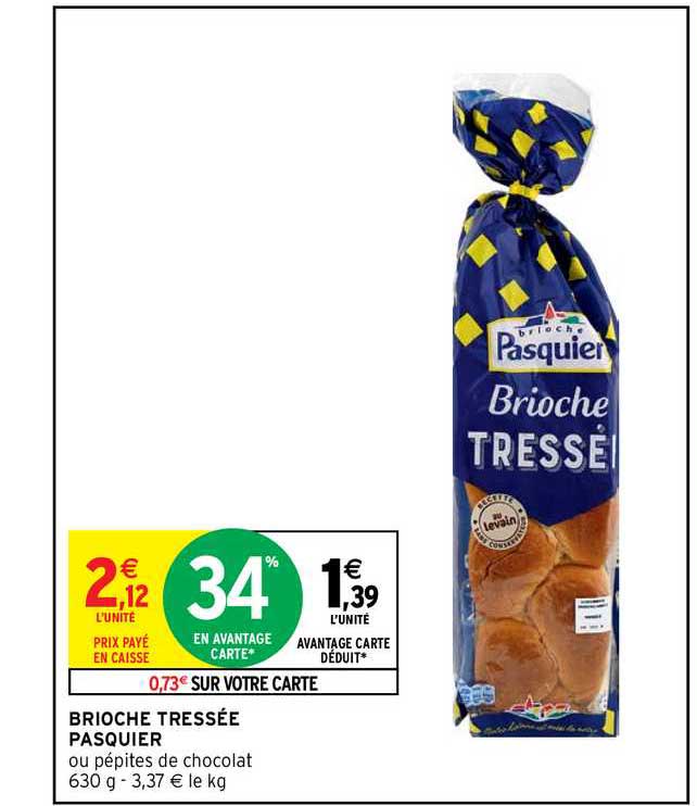 Brioche Tressée Pasquier