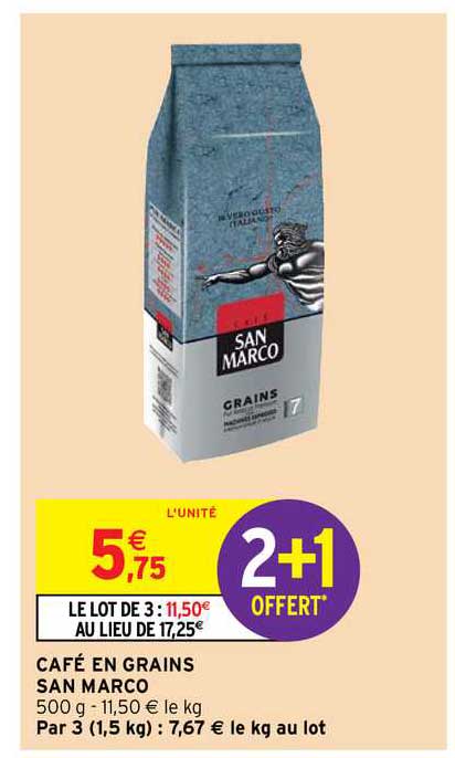 café en grains san marco