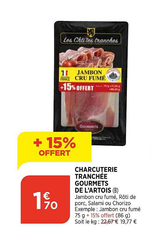 Charcuterie Tranchée Gourmets De L'artois