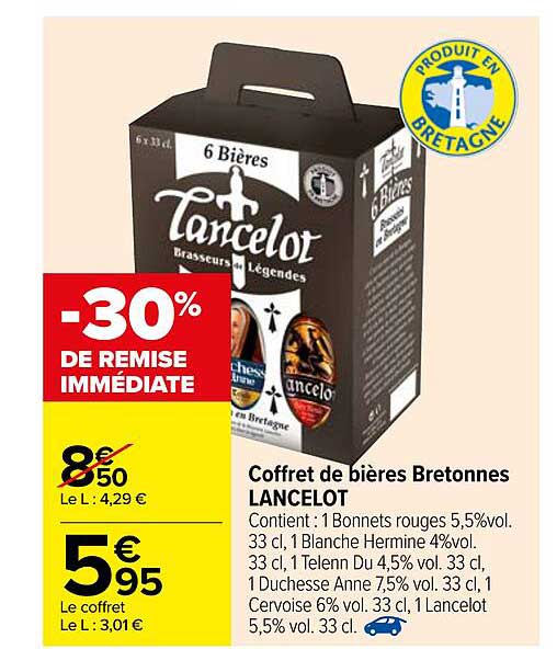 Coffret De Bières Bretonnes Lancelot