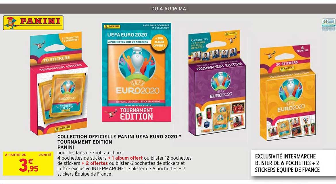 collection officielle panini uefa euro 2020 tournament edition panini