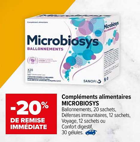 compléments alimentaires microbiosys