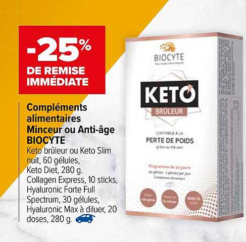 compléments alimentaires minceur ou anti-âge biocyte