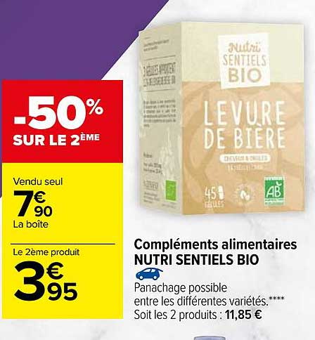 compléments alimentaires nutri sentiels bio