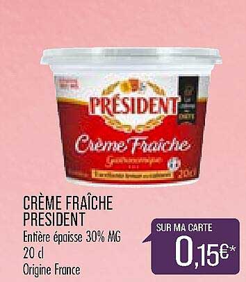 Crème Fraîche Président