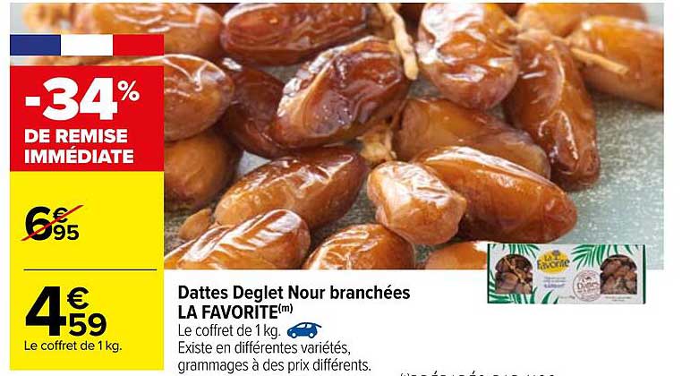 dattes deglet nour branchées la vavorite