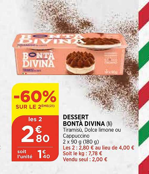 dessert bontà divina