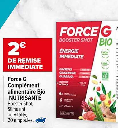 force g complément alimentaire bio nutrisanté