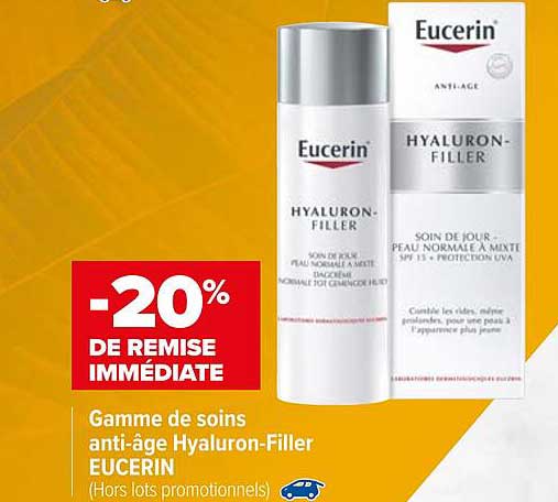 gamme de soins anti-âge hyaluron-filler eucerin