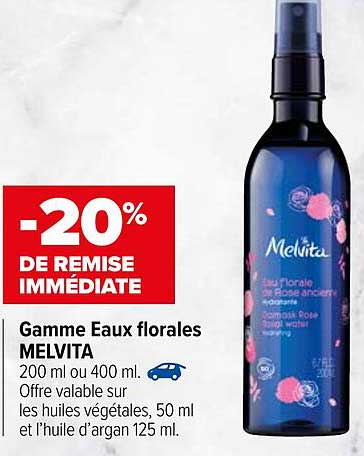 gamme eaux florales melvita