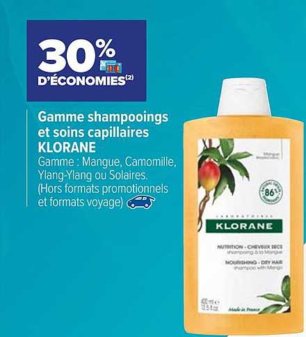 Gamme Shampooings Et Soins Capillaires Klorane