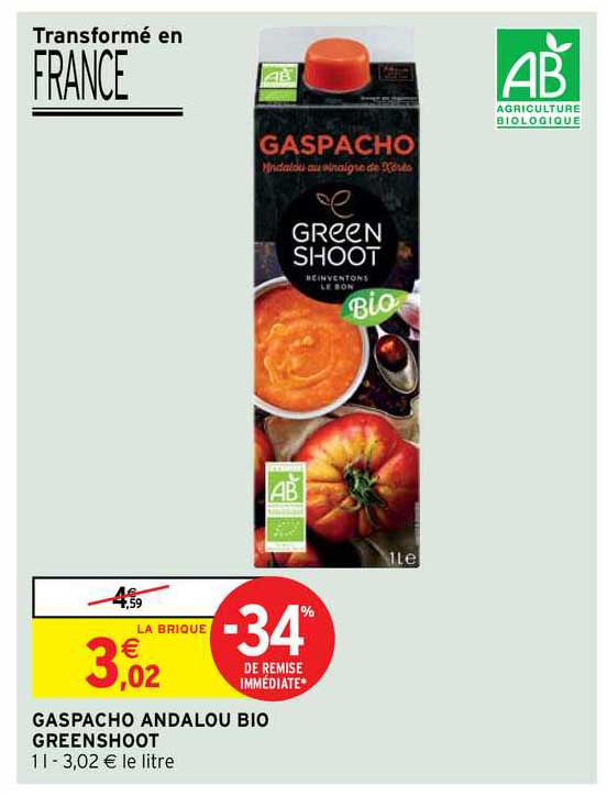 gaspacho andalou bio greenshoot