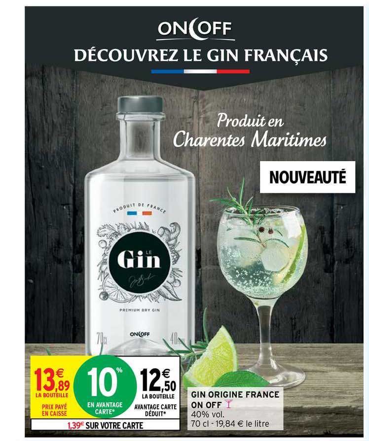 gin original france on off