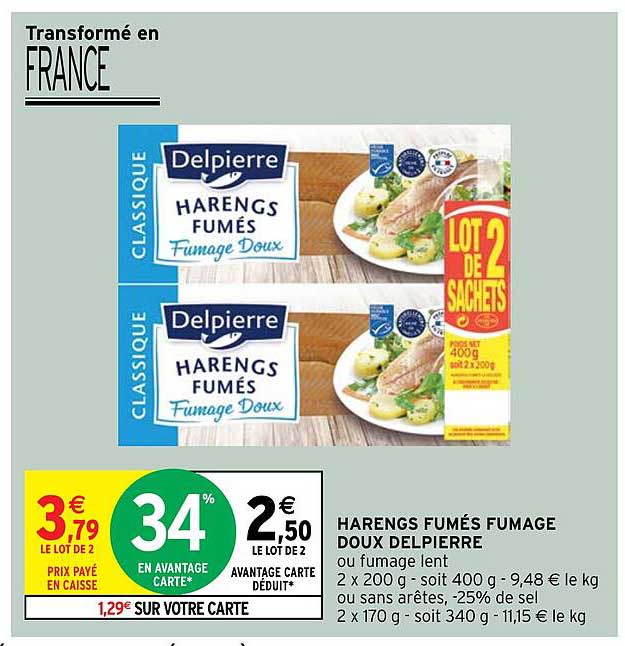 harengs fumés fumage doux delpierre