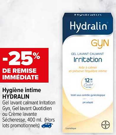 hygiène intime hydralin