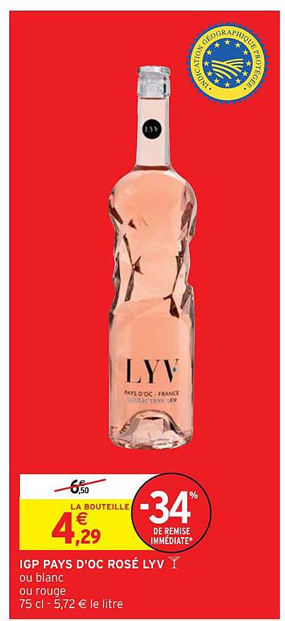 Igp Pays D'oc Rosé Lyv