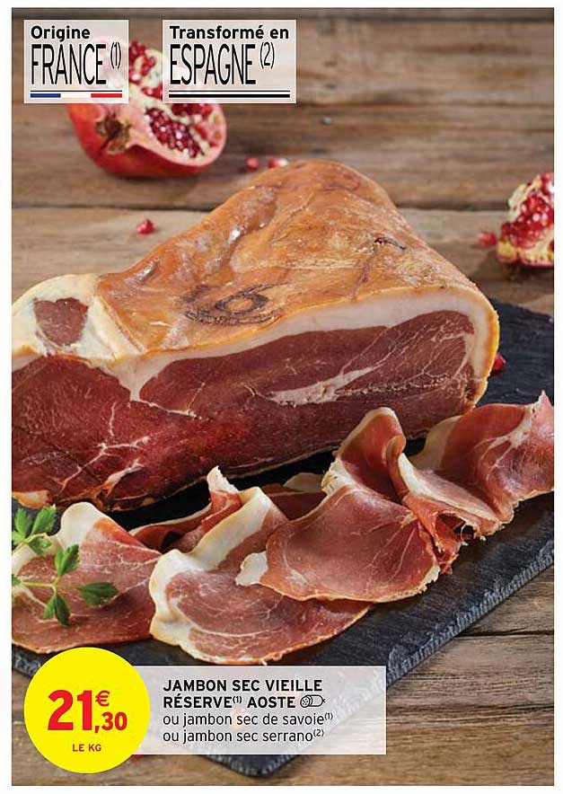 Jambon Sec Vieille Réserve Aoste
