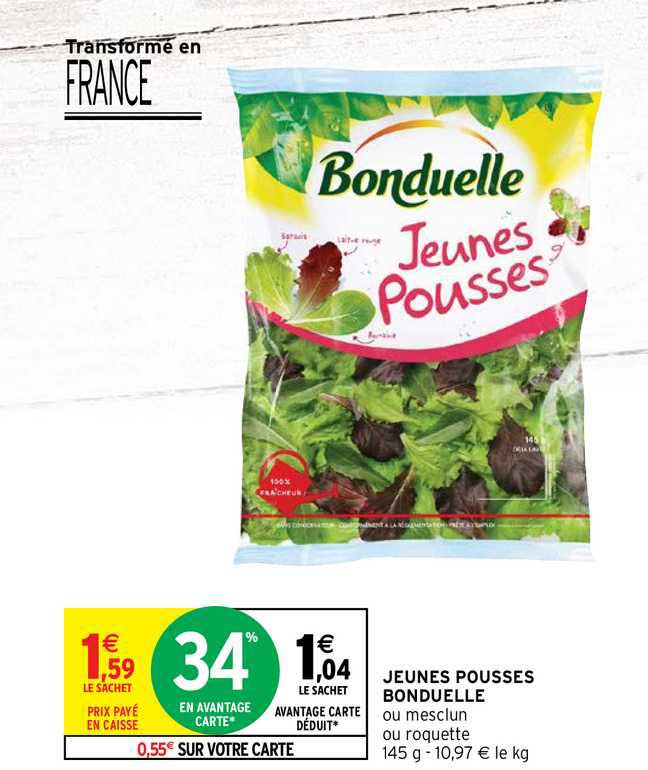 jeunes pousses bonduelle