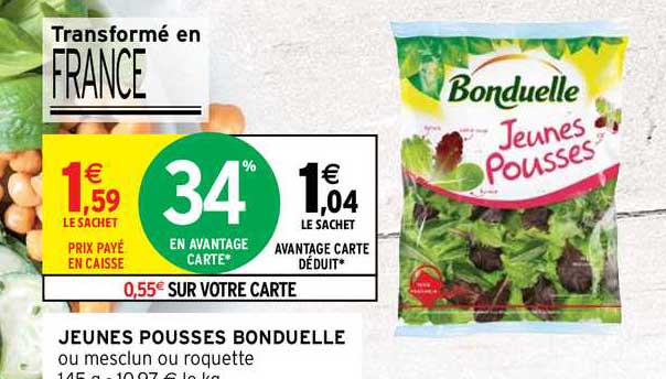 jeunes pousses bonduelle