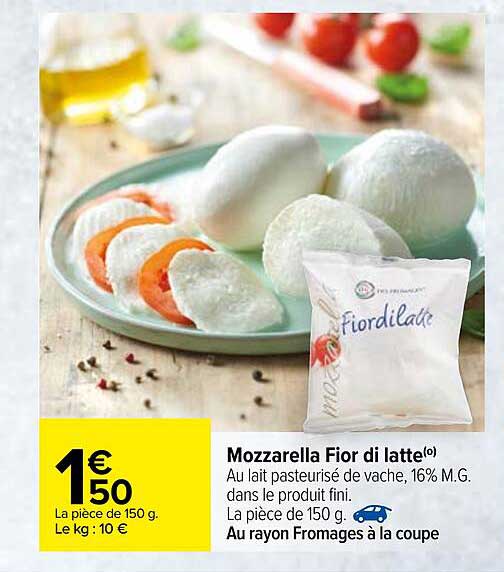 mozzarella fior di latte
