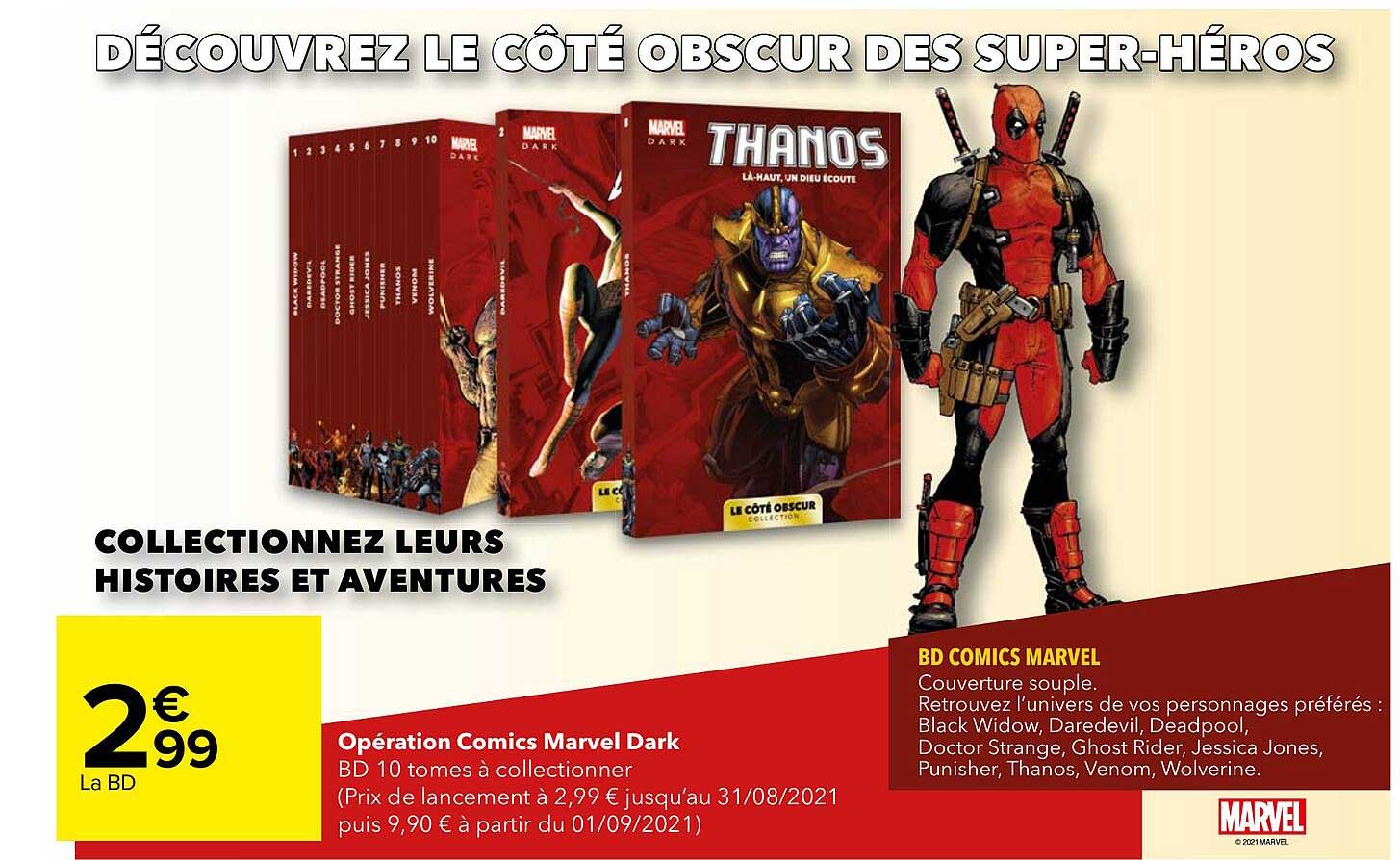 Opération Comics Marvel Dark