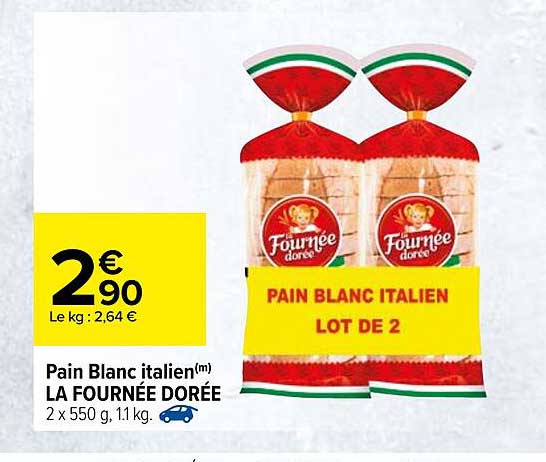 pain blanc italien la fournée dorée