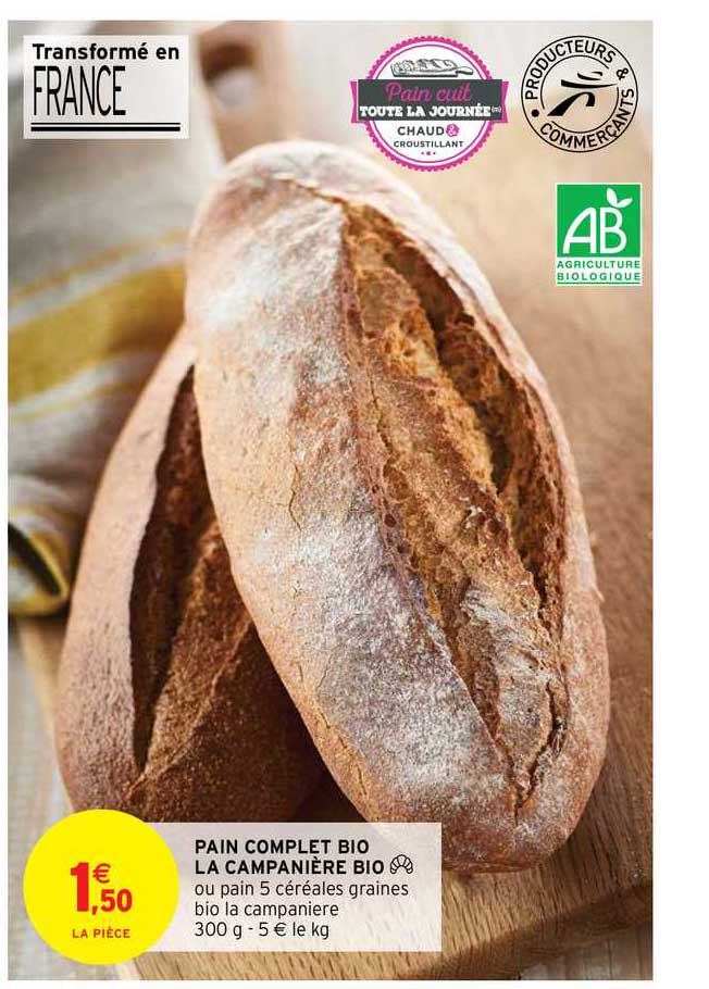 pain complet bio la campanière bio