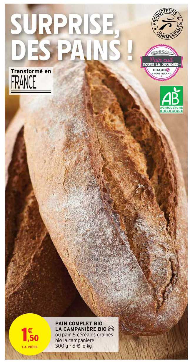 pain complet bio la campanière bio