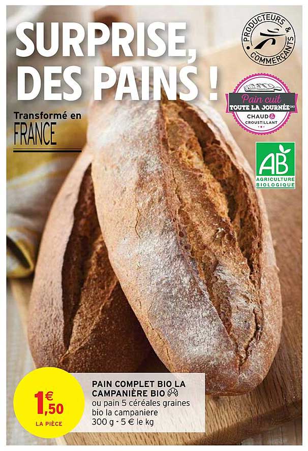 pain complet bio la campanière bio