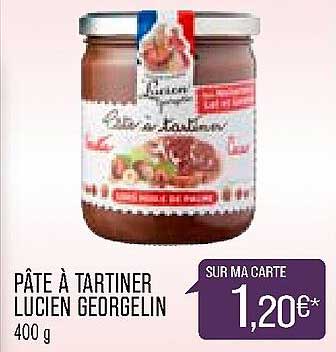 pâte à tartiner lucien georgelin
