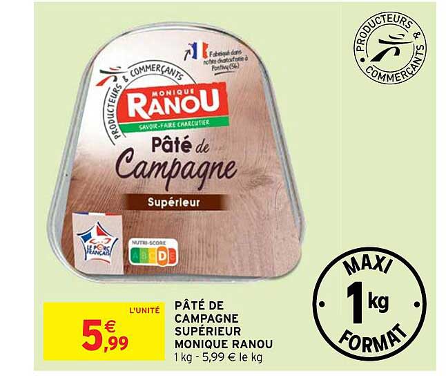 pâté de campagne supérieur monique ranou